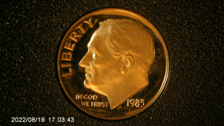 1983-No-S-Proof-Dime-In-Mint-Set